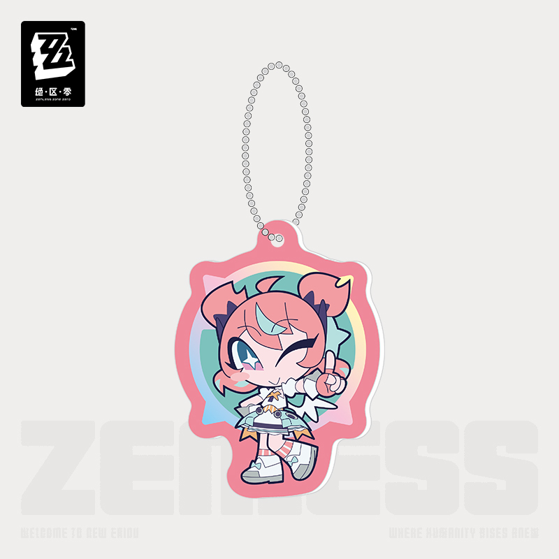 【Pre-Order】Zenless Zone Zero - PINK Sweetheart Strike Series Chibi Acrylic Keychain