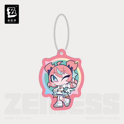 【Pre-Order】Zenless Zone Zero - PINK Sweetheart Strike Series Chibi Acrylic Keychain