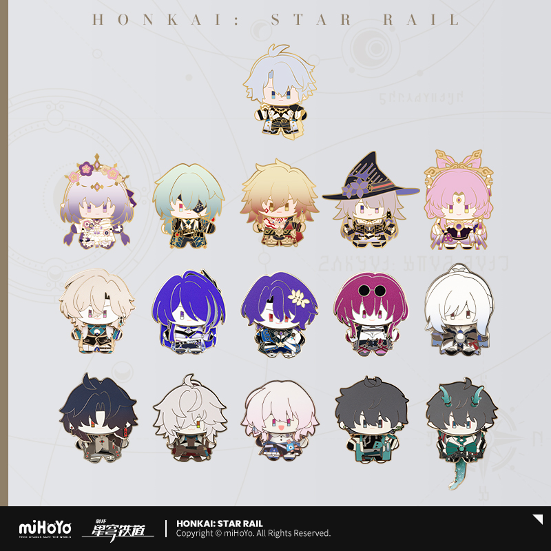 【Pre-Order】Honkai: Star Rail - Chibi Plushie Series Metal Badge