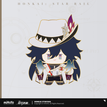 【Pre-Order】Honkai: Star Rail - Chibi Plushie Series Metal Badge