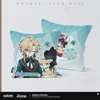 Honkai: Star Rail - Little Cat Series Collection Card Square pillow