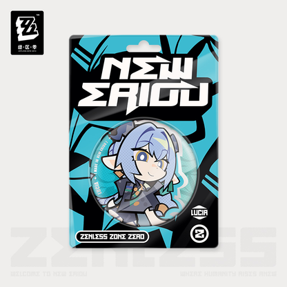 Zenless Zone Zero - New Eridu Series Chibi Tinplate Badge: Spook Shack