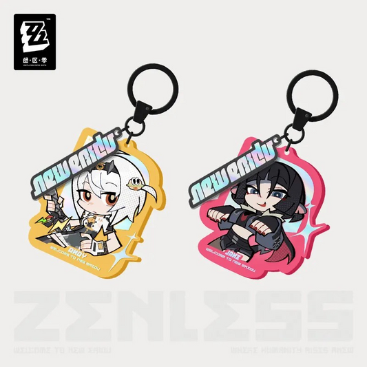 【Pre-Order】Zenless Zone Zero - New Eridu Series Chibi Acrylic Keychain: Unknown Faction
