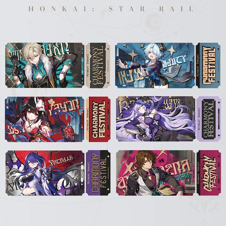 【Pre-Order】Honkai: Star Rail - Festival Invitation Series Acrylic Set