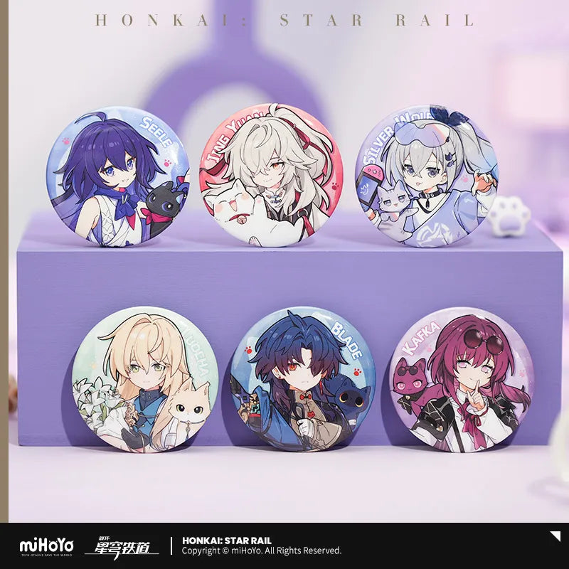 Honkai: Star Rail - Little Cat Series Tinplate Badge