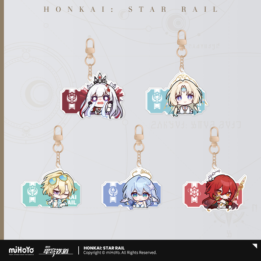 【Pre-Order】Honkai: Star Rail - Pom-Pom Gallery Acrylic Keychain