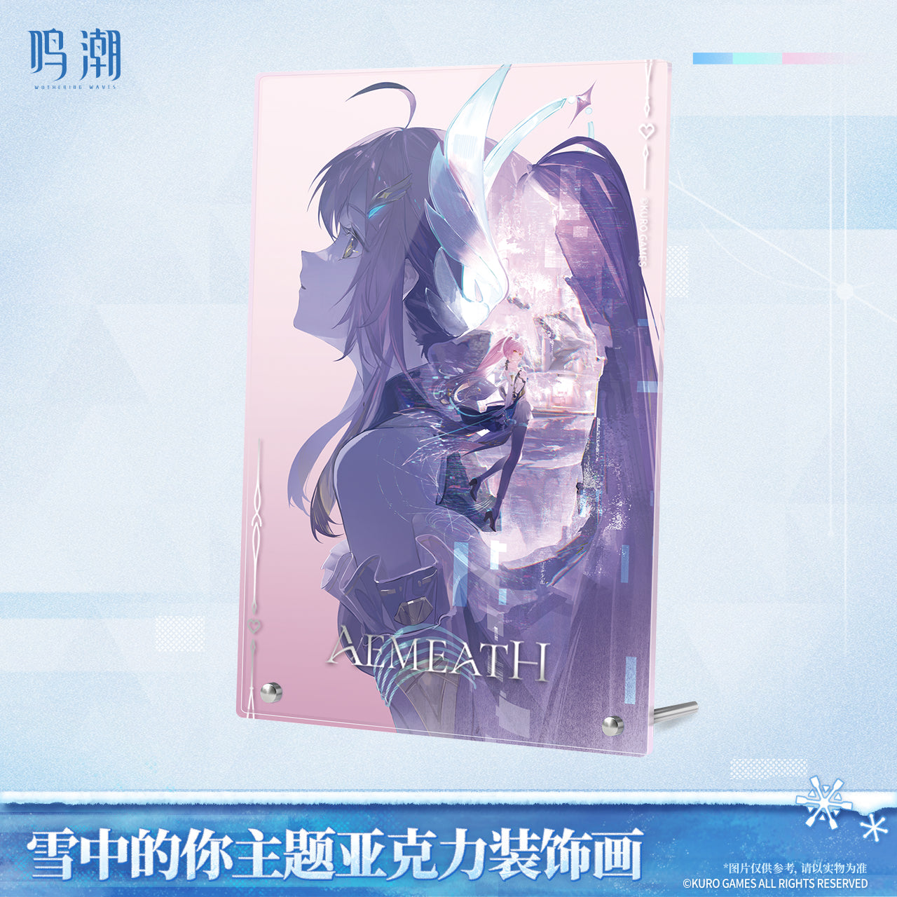 【Pre-Order】Wuthering Waves You Who Walk in Snow Themed Acrylic Art Panel
