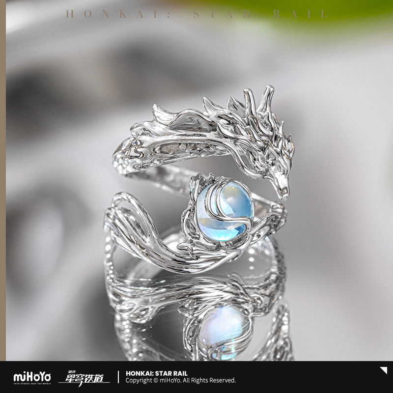 【Pre-Order Deadline: JUNE 28TH】Honkai: Star Rai l- Cosmic Star Dan Heng• Imbibitor Lunae Themed Ring