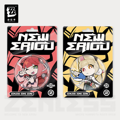 【Pre-order】Zenless Zone Zero - New Eridu Series Chibi Tinplate Badge: Spook Shack