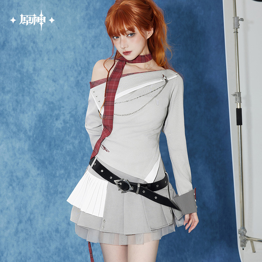 【Pre-order Deadline: MAR 12】Genshin Impact - Tartaglia Impression One-Shoulder Long Sleeve Shirts