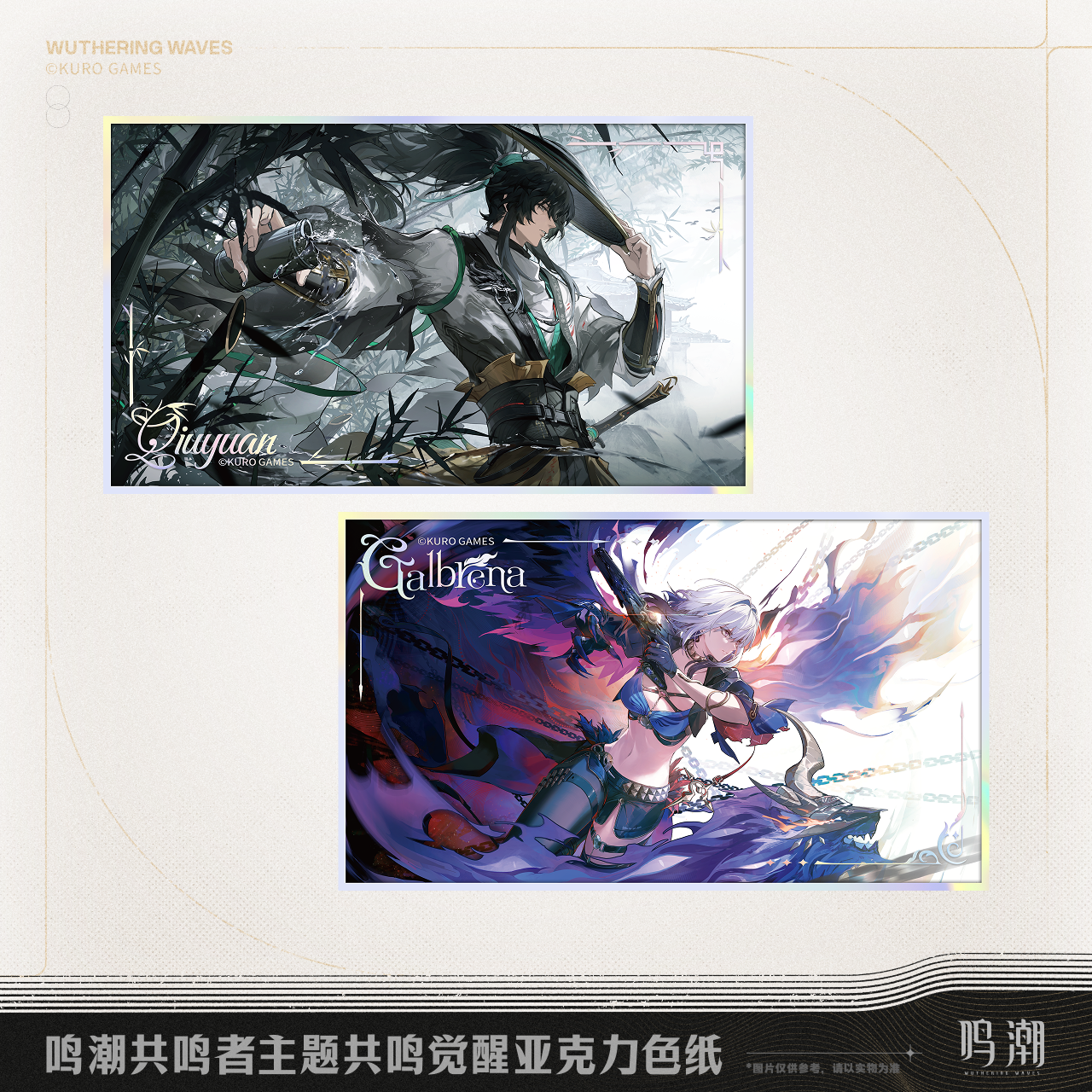 【Pre-Order】Wuthering Waves - Resonator Series Resonance Awakening Acrylic Colored Paper