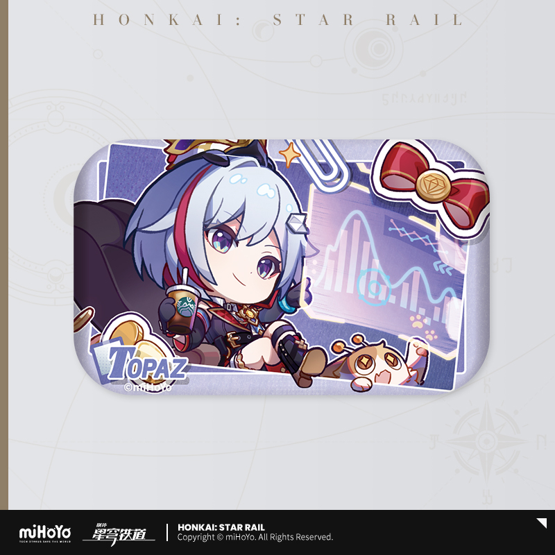 【Pre-Order】Honkai: Star Rail - Pom-Pom Photo Album Series Tinplate Badge