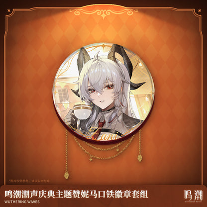 Wuthering Waves 1st Anniversary Themed Zani Tin Badge Set