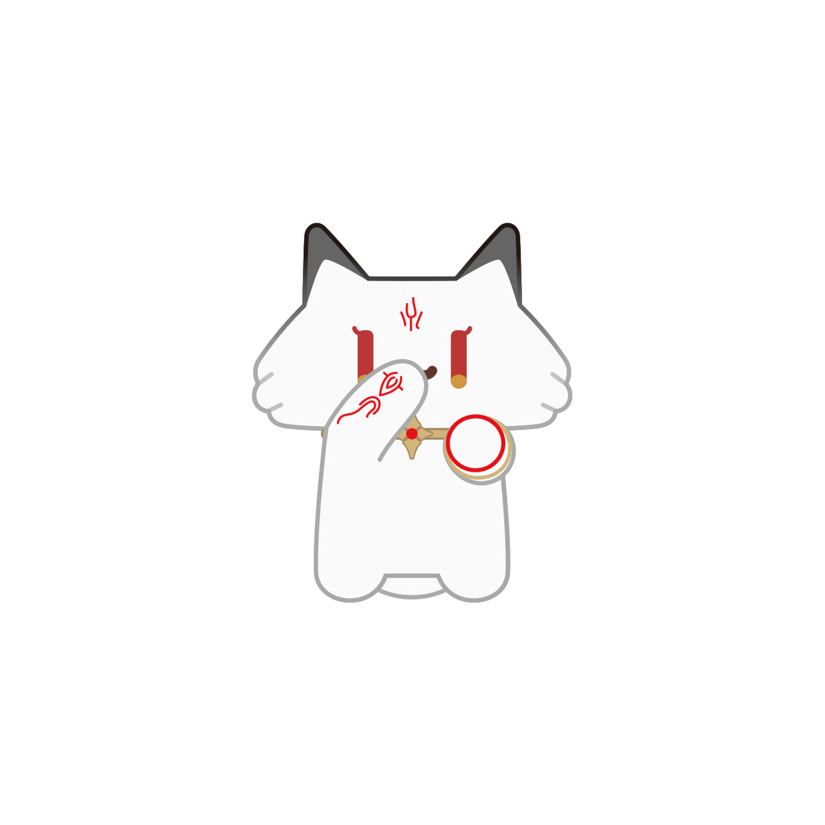 【Pre-Order】Wuthering Waves × YUE XIN MEOW - Daily Resonance Themed Plush Keychain