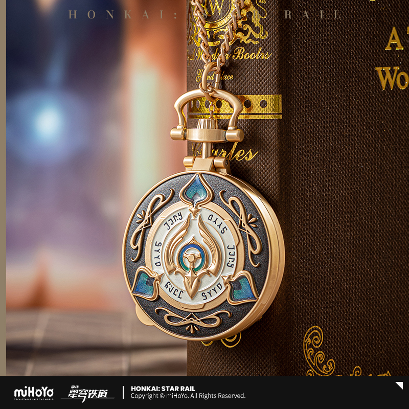【Pre-Order】Honkai: Star Rail - Aventurine Pocket Watch Style Metal Keychain