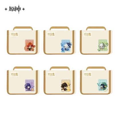 Genshin Impact - Teyvat Expo Series Toiletry Bags (Including embroidered patch)