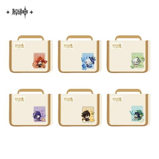 Genshin Impact - Teyvat Expo Series Toiletry Bags (Including embroidered patch)