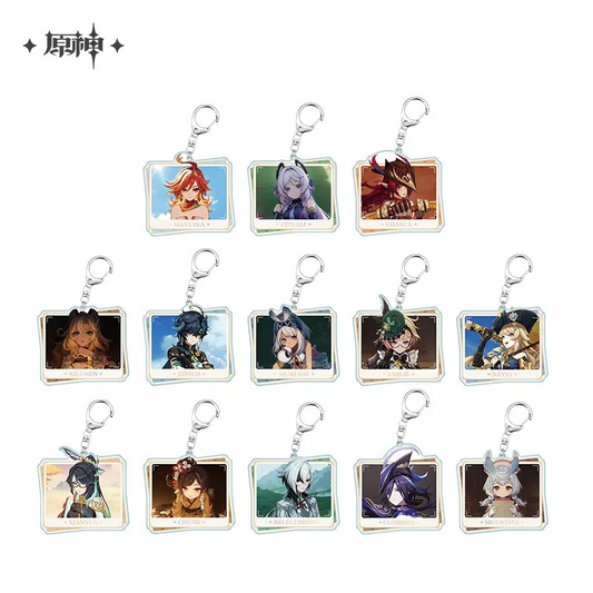 Genshin Impact - Character PV Acrylic Keychains
