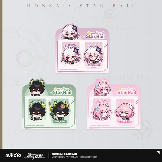 Honkai: Star Rail - Pom-Pom Gallery Soft Magnet Bookmark Set
