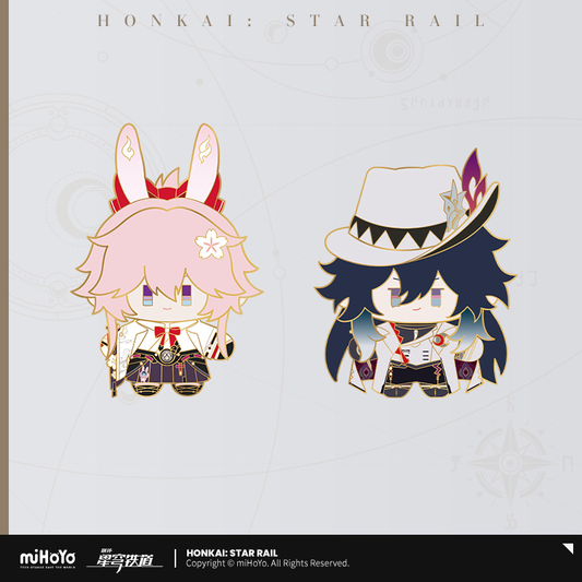 【Pre-Order】Honkai: Star Rail - Chibi Plushie Series Metal Badge