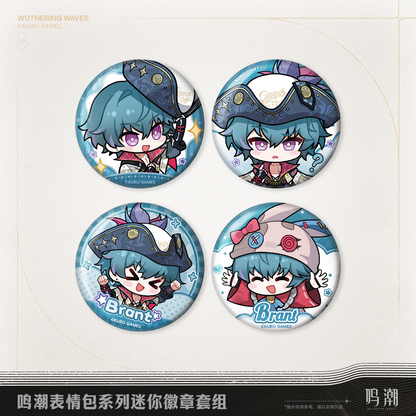 【Pre-Order】Wuthering Waves - Sticker Series Mini Badge Set