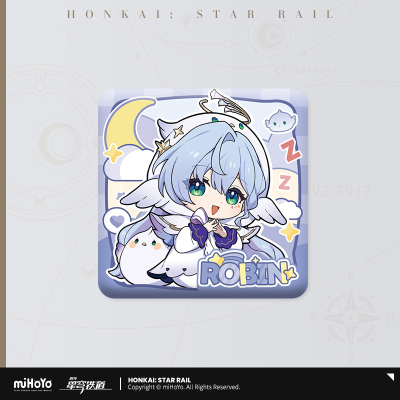 【Pre-Order】Honkai: Star Rail - Girls' Dormitory Series Chibi Character Square Badge