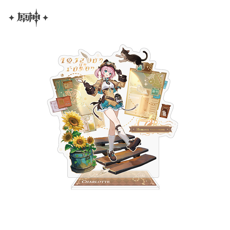 【Pre-Order】Genshin Impact - Teyvat Style Character Badge & Standee Ver.3