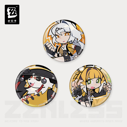 【Pre-order】Zenless Zone Zero - New Eridu Series Chibi Tinplate Badge: Yunkui Summit
