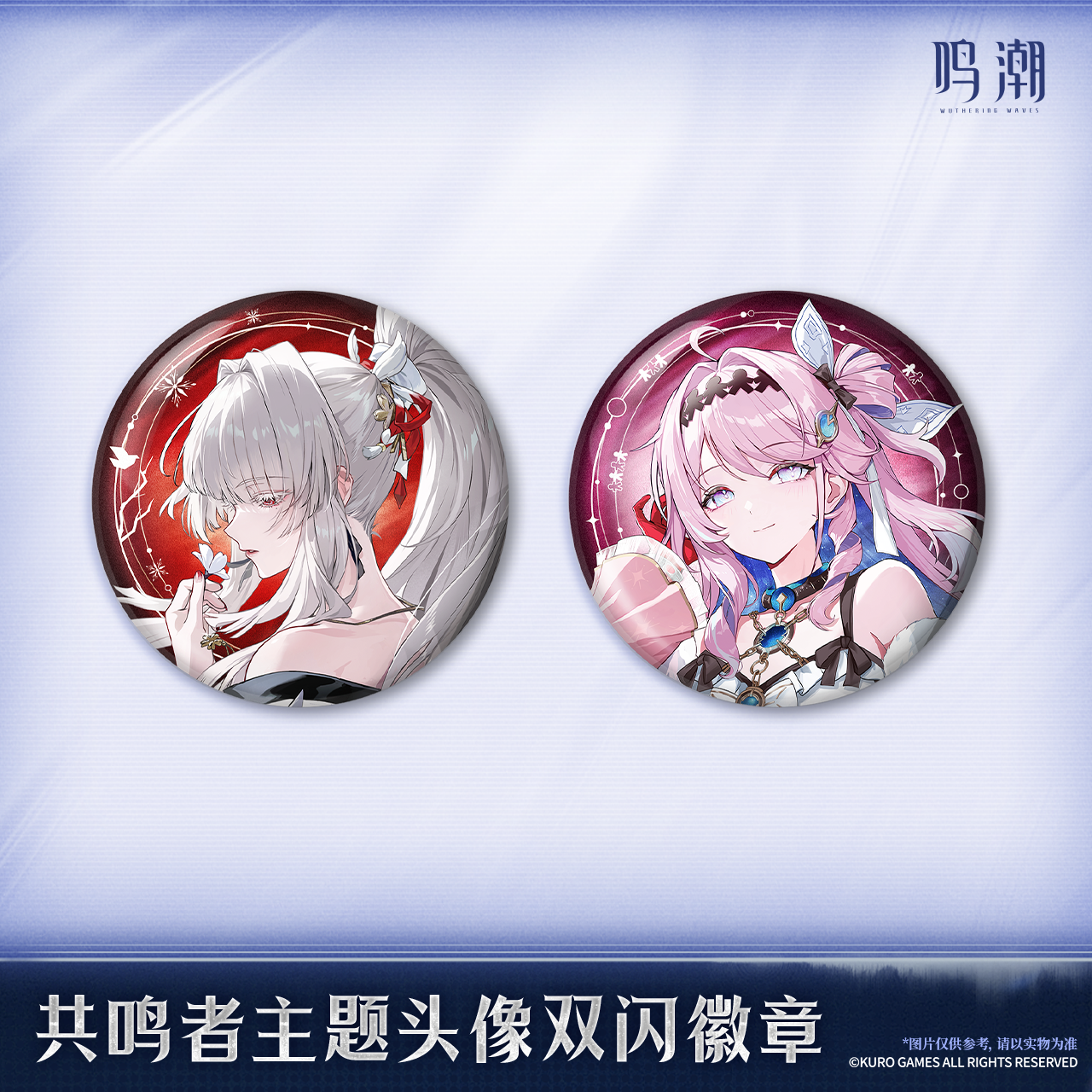 【Pre-Order】Wuthering Waves - Resonator Themed Avatar Reflective Badge Ver.8