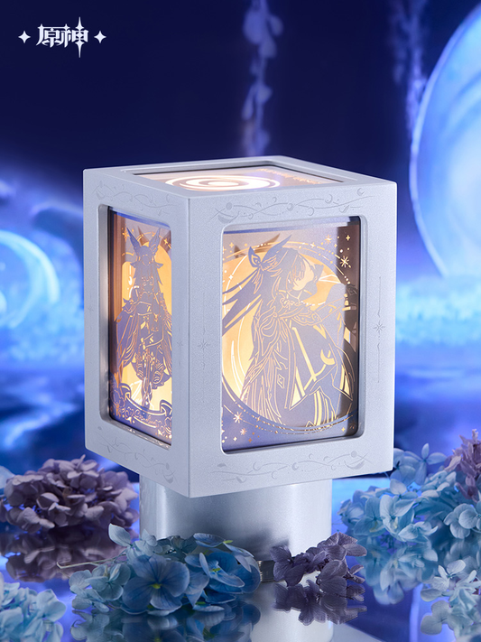 【Pre-Order】Genshin Impact - Silvermoon Hall Selenic Chronicles Series Rotating Paper-Carving Night Light Music Box Set