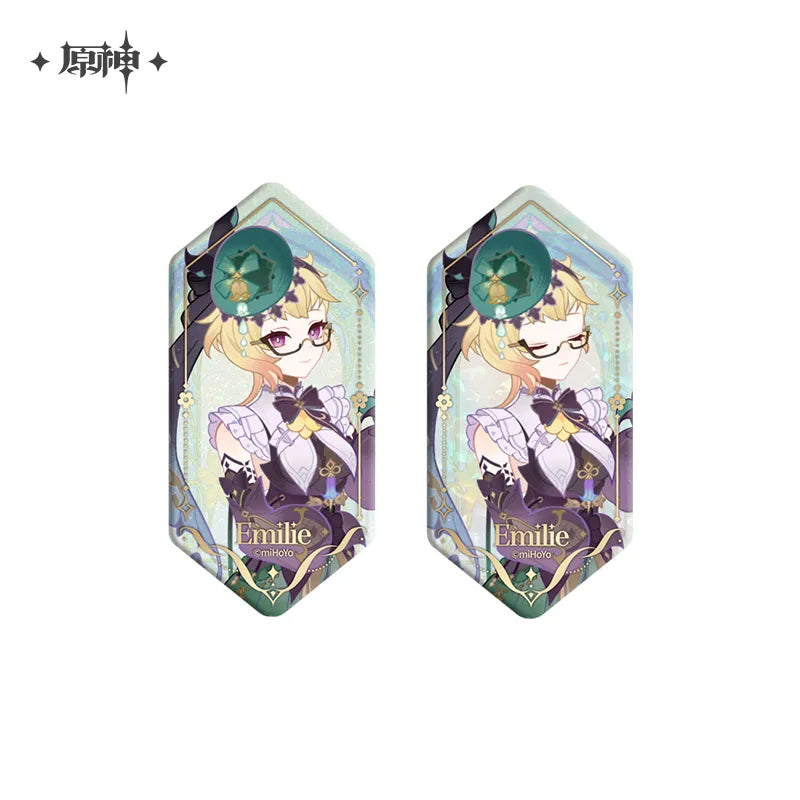 Genshin Impact - Fragrant Fantasy Series Shaped Badge Set