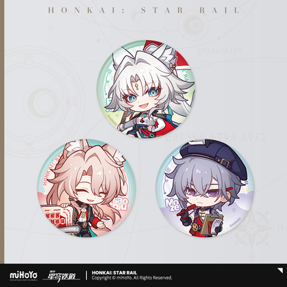【Pre-Order】Honkai: Star Rail - Delicious Enjoyment Series Chibi Badge