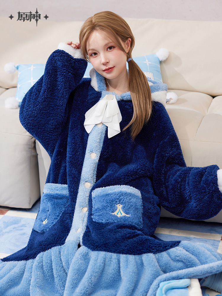 【Pre-Order】Genshin Impact - Neuvillette Impression Home Loungewear Robe Set (with Eye Mask)
