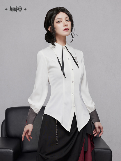 【Pre-order】Genshin Impact - Arlecchino Impression Series Belted Waist Shirt