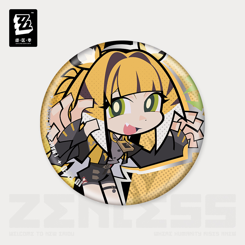 【Pre-order】Zenless Zone Zero - New Eridu Series Chibi Tinplate Badge: Yunkui Summit