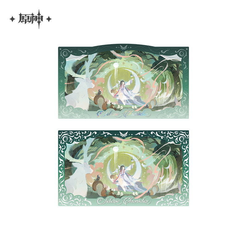 【Pre-Order】Genshin Impact - Selenic Chronicles Series Badge & Commemorative Card