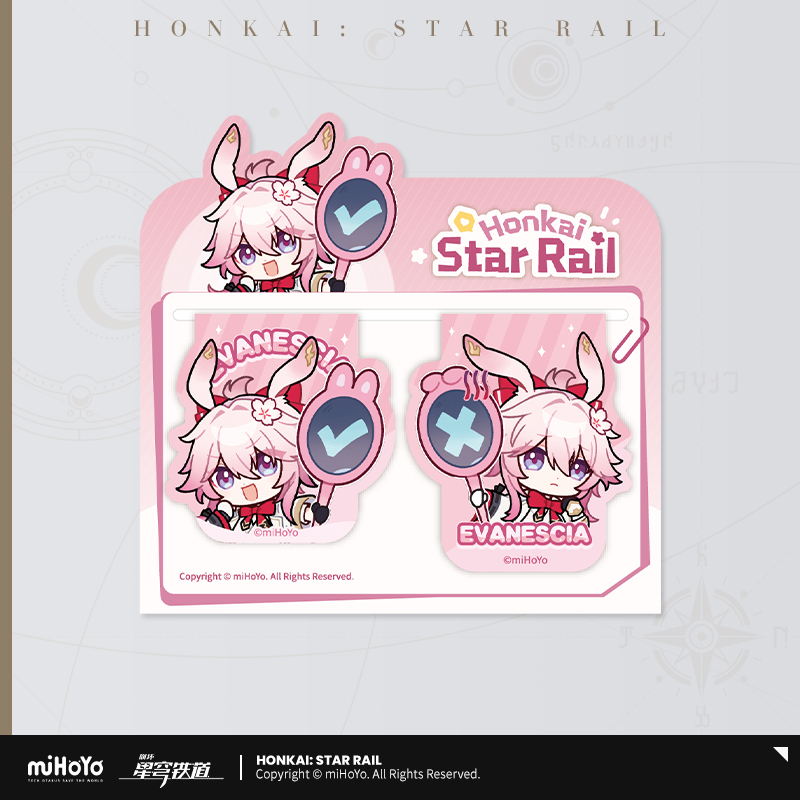 【Pre-Order】Honkai: Star Rail - Pom-Pom Gallery Soft Magnet Bookmark Set