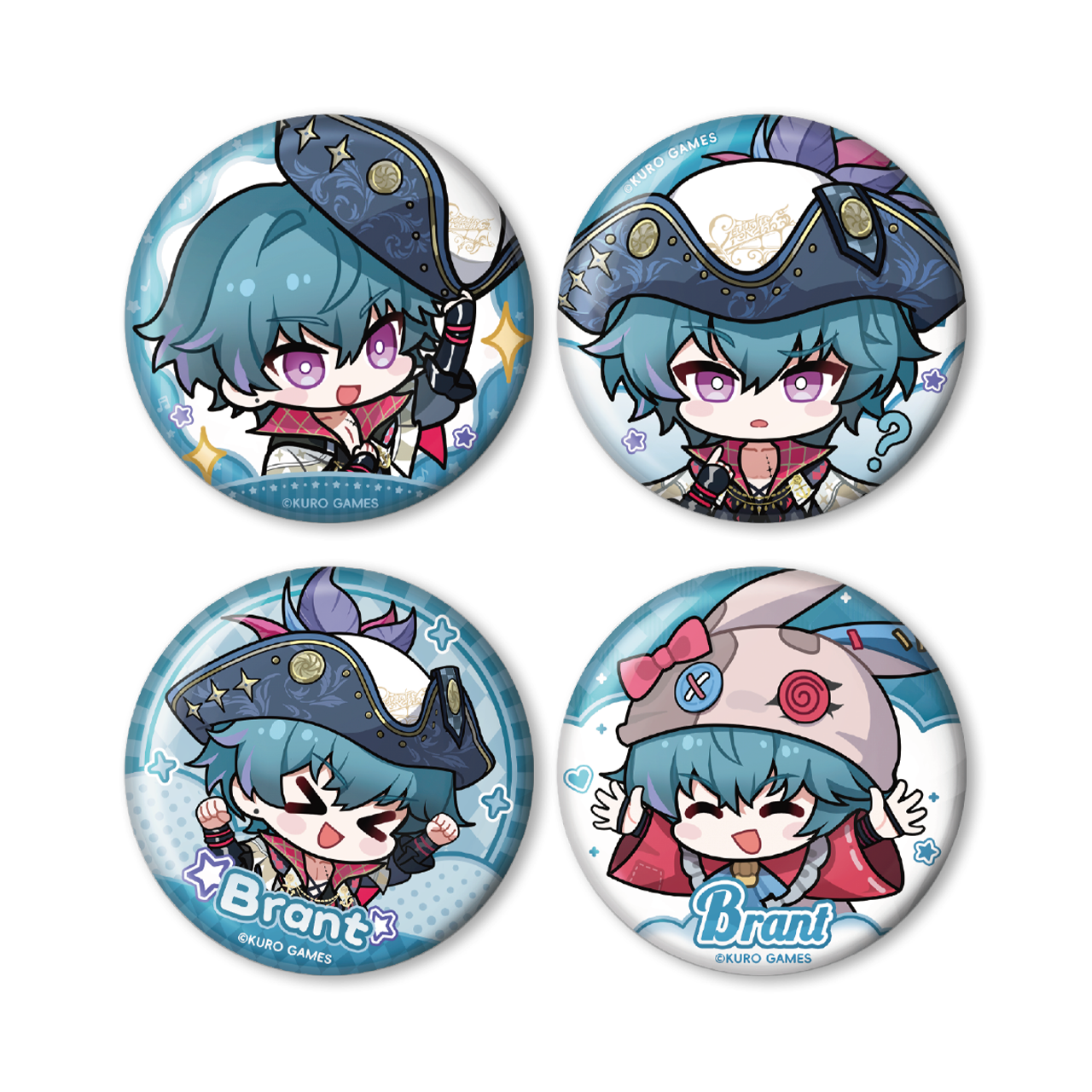 【Pre-Order】Wuthering Waves - Sticker Series Mini Badge Set