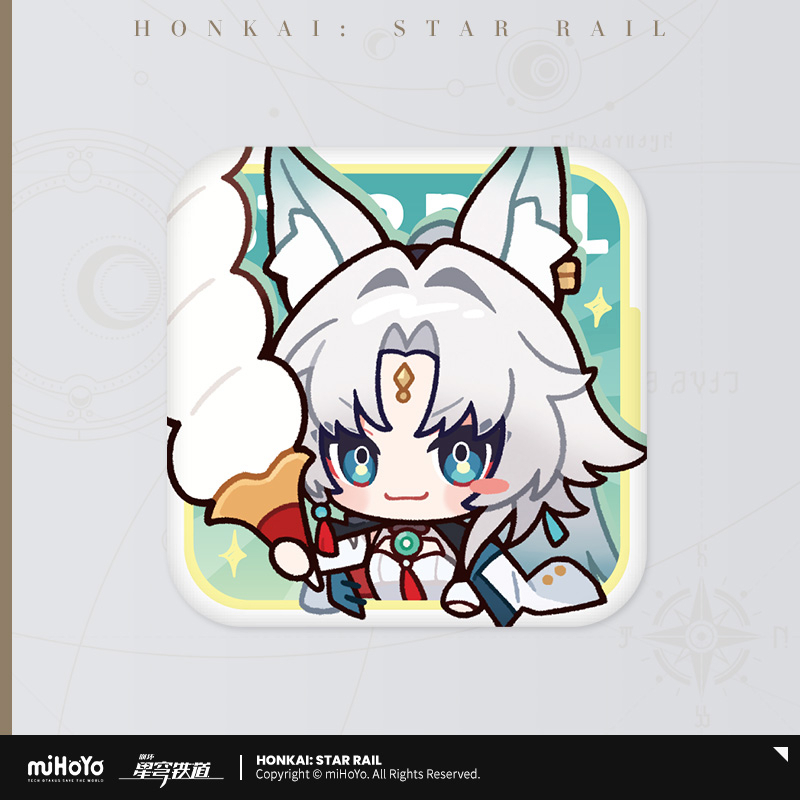 【Pre-Order】Honkai: Star Rail -  Delicious Enjoyment Series Chibi  Emoticons Badge