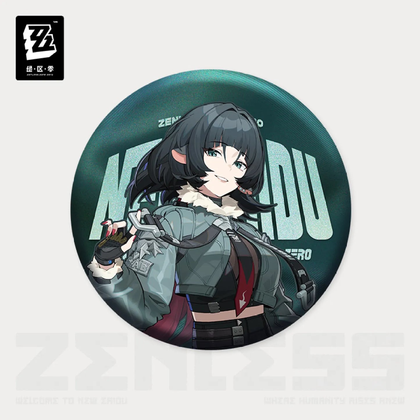 Zenless Zone Zero - Standing Design Series Tinplate Badge : Unknown Faction