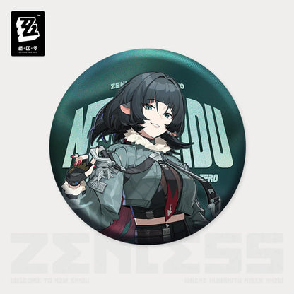 Zenless Zone Zero - Standing Design Series Tinplate Badge : Unknown Faction