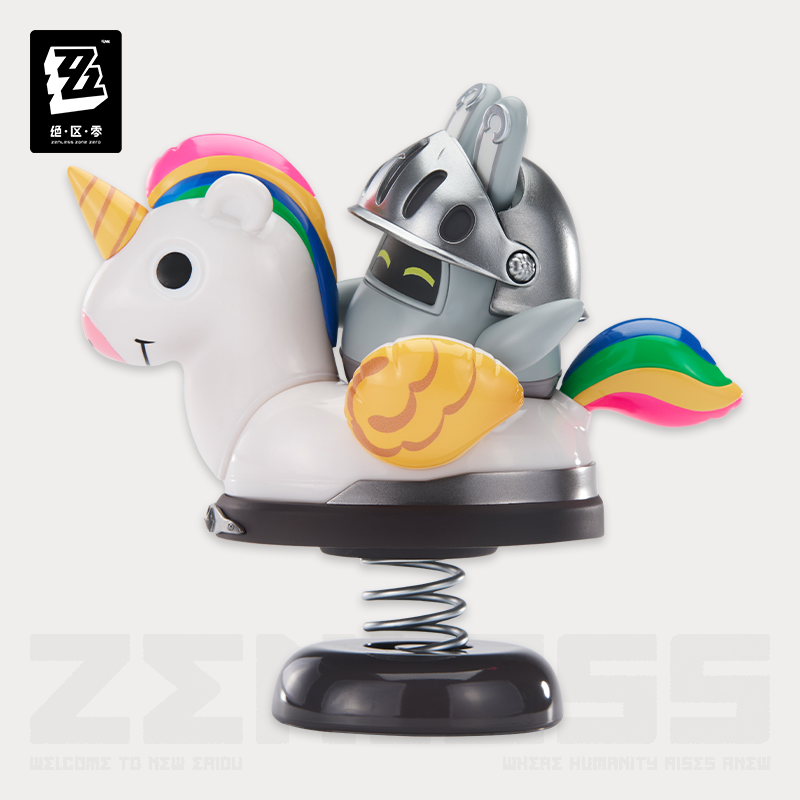 Zenless Zone Zero - APEX Collab Happy Shake Series – Mini Bangboo Bobblehead “Knightboo”