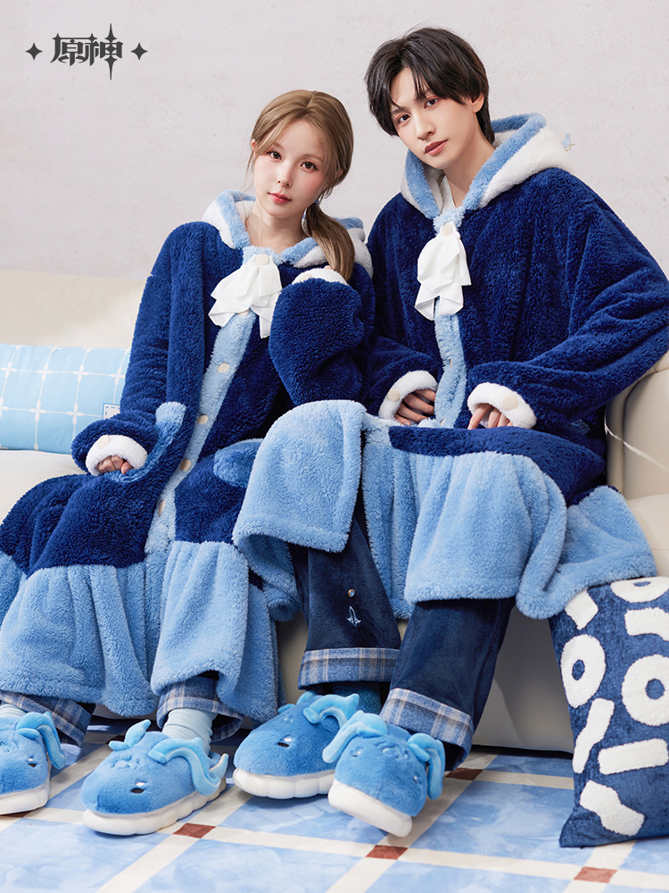 【Pre-Order】Genshin Impact - Neuvillette Impression Home Loungewear Robe Set (with Eye Mask)