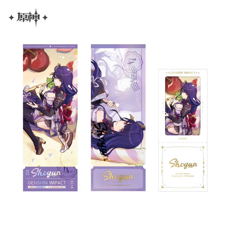 【Pre-Order】Genshin Impact - 4th Anniversary Commemorative Ticket Set