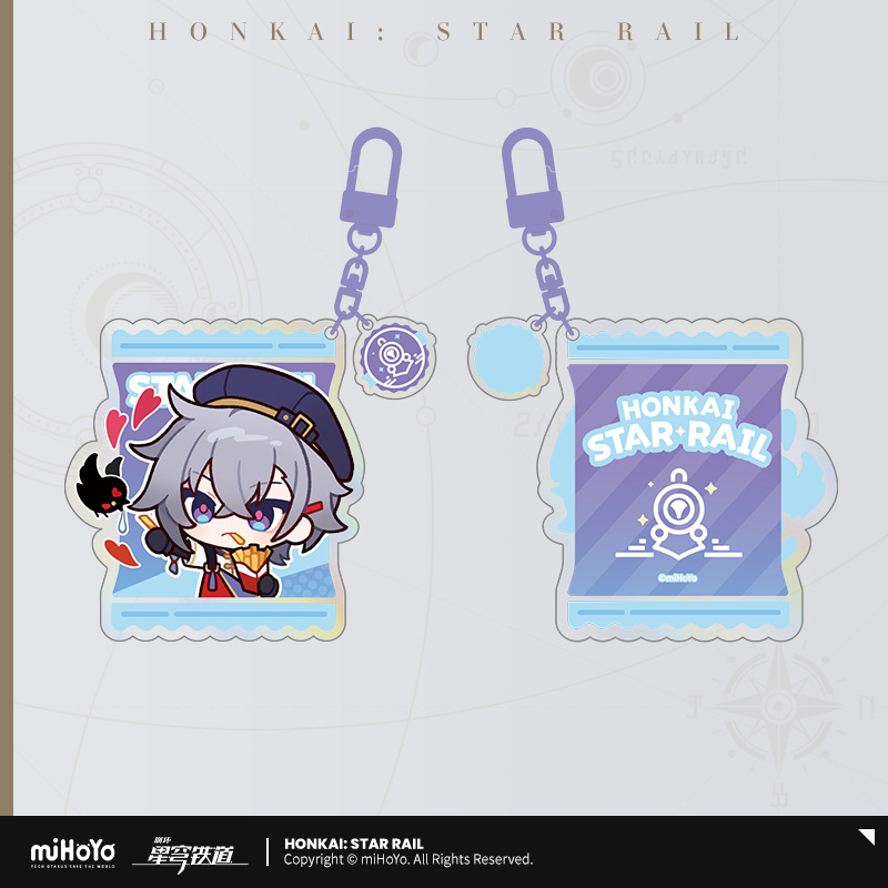 【Pre-Order】Honkai: Star Rail -  Delicious Enjoyment Series Chibi  Emoticons Acrylic Keychian-