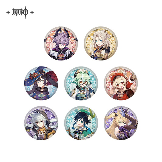 【Pre-Order】Genshin Impact - Mondstadt Character Badges