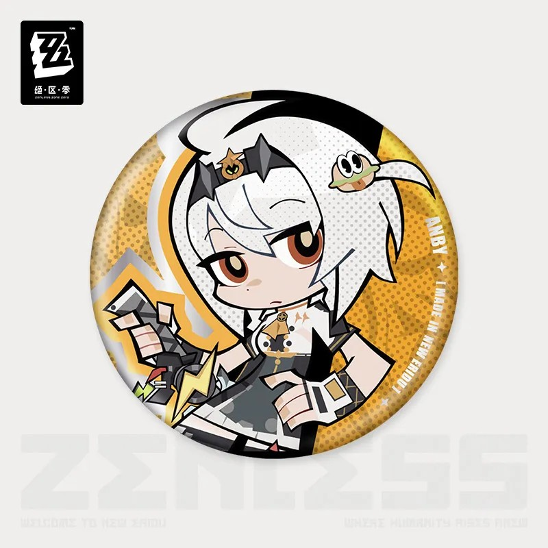 Zenless Zone Zero - New Eridu Series Chibi Tinplate Badge: Unknown Faction