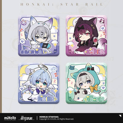 【Pre-Order】Honkai: Star Rail - Girls' Dormitory Series Chibi Character Square Badge