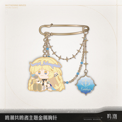 【Pre-Order】Wuthering Waves Resonator Themed Metal Brooch Ver.2