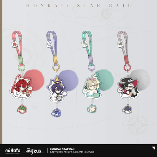 【Pre-Order】Honkai: Star Rail - Boys' Dormitory Series Chibi Character Acrylic Keychain